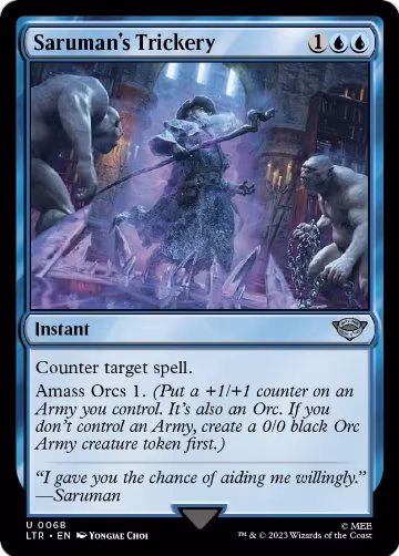 Saruman's Trickery (68), Universes Beyond: The Lord of the Rings: Tales of Middle-earth — Magic card price