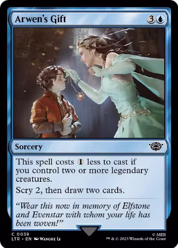 Arwen's Gift (39), Universes Beyond: The Lord of the Rings: Tales of Middle-earth — Magic card price
