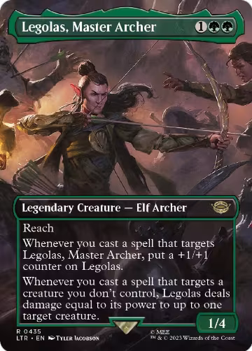 Legolas, Master Archer (Borderless) (435), Universes Beyond: The Lord of the Rings: Tales of Middle-earth — Magic card price
