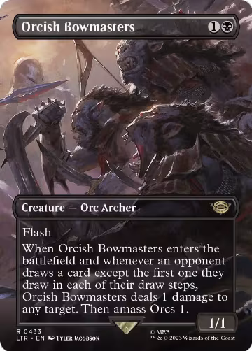 Orcish Bowmasters (Borderless) (433), Universes Beyond: The Lord of the Rings: Tales of Middle-earth — Magic card price