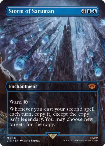Storm of Saruman (Borderless) (413), Universes Beyond: The Lord of the Rings: Tales of Middle-earth — Magic card price