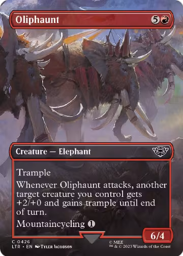 Oliphaunt (Borderless) (426), Universes Beyond: The Lord of the Rings: Tales of Middle-earth — Magic card price