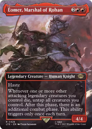Eomer, Marshal of Rohan (Borderless) (428), Universes Beyond: The Lord of the Rings: Tales of Middle-earth — Magic card price