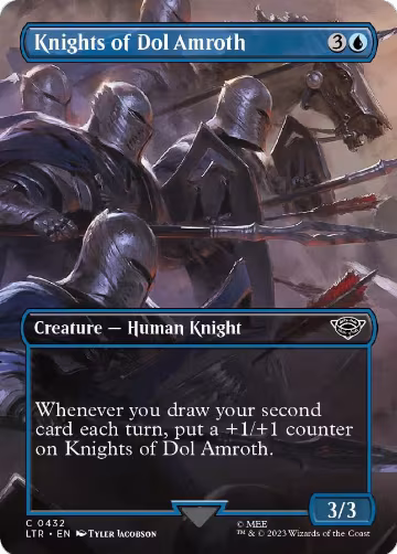 Knights of Dol Amroth (Borderless) (432), Universes Beyond: The Lord of the Rings: Tales of Middle-earth — Magic card price