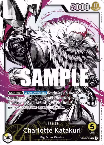 Charlotte Katakuri (099) (Alternate Art) (OP03-099) — card price