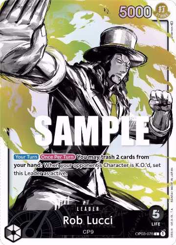 Rob Lucci (076) (Alternate Art) (OP03-076), Pillars of Strength — One Piece card price