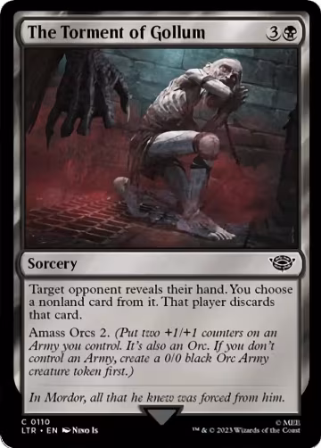 The Torment of Gollum (110), Universes Beyond: The Lord of the Rings: Tales of Middle-earth — Magic card price