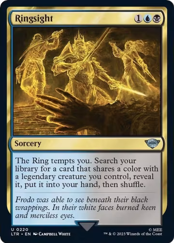 Ringsight (220), Universes Beyond: The Lord of the Rings: Tales of Middle-earth — Magic card price