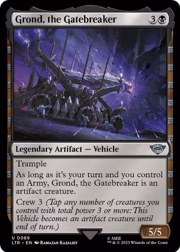 Grond, the Gatebreaker (89), Universes Beyond: The Lord of the Rings: Tales of Middle-earth — Magic card price