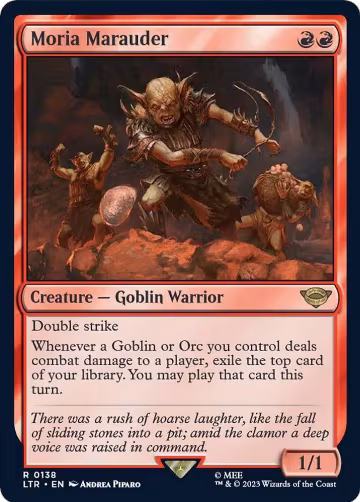 Moria Marauder (138), Universes Beyond: The Lord of the Rings: Tales of Middle-earth — Magic card price
