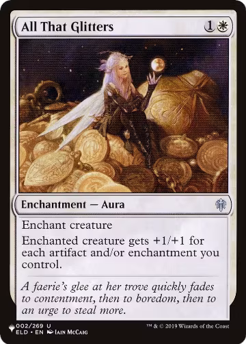 All That Glitters (002/269), The List Reprints — Magic card price