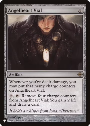 Angelheart Vial (215/248), The List Reprints — Magic card price
