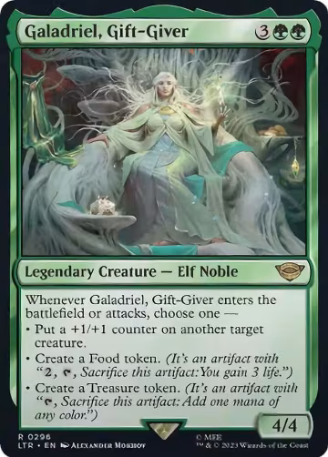 Galadriel, Gift-Giver (296), Universes Beyond: The Lord of the Rings: Tales of Middle-earth — Magic card price