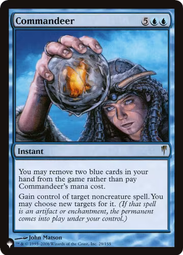 Commandeer (29/155), The List Reprints — Magic card price