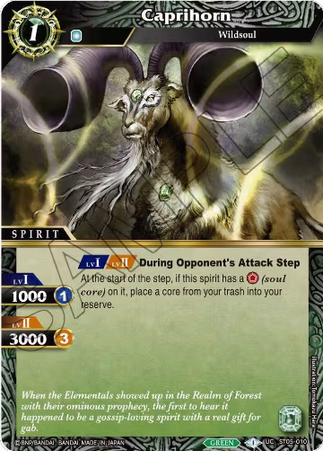 Caprihorn (ST05-010), Starter Deck 05: Verdant Wings — Battle Spirits card price