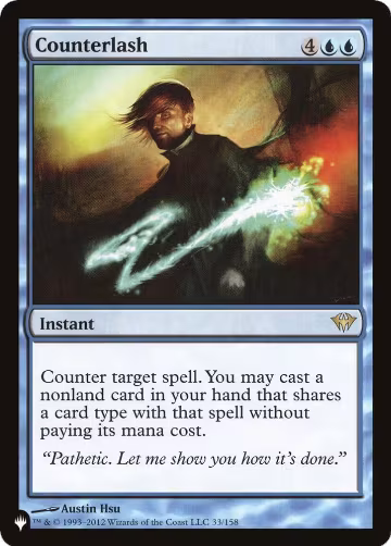 Counterlash (33/158), The List Reprints — Magic card price
