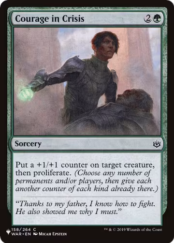 Courage in Crisis (158/264), The List Reprints — Magic card price