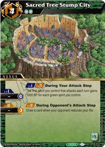 Sacred Tree Stump City (ST05-012), Starter Deck 05: Verdant Wings — Battle Spirits card price