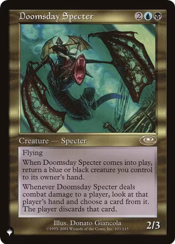 Doomsday Specter (103/143), The List Reprints — Magic card price