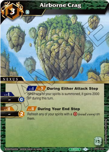 Airborne Crag (ST05-013), Starter Deck 05: Verdant Wings — Battle Spirits card price