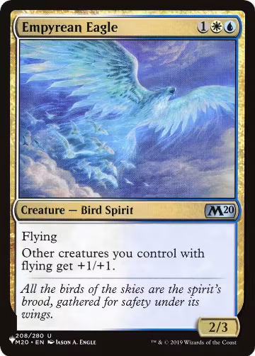 Empyrean Eagle (208/280), The List Reprints — Magic card price