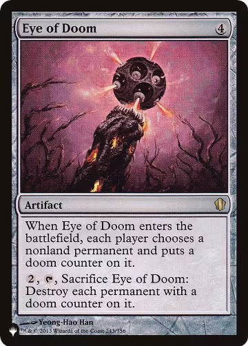 Eye of Doom (243/356), The List Reprints — Magic card price