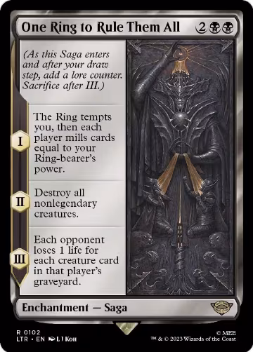 One Ring to Rule Them All (102), Universes Beyond: The Lord of the Rings: Tales of Middle-earth — Magic card price