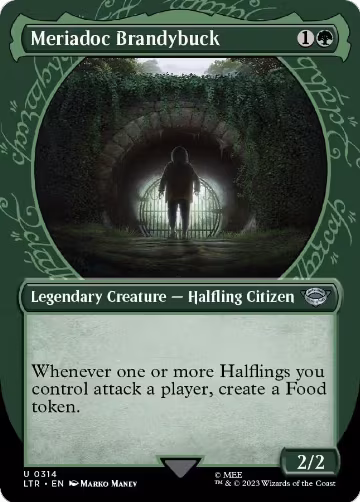 Meriadoc Brandybuck (Showcase) (314), Universes Beyond: The Lord of the Rings: Tales of Middle-earth — Magic card price