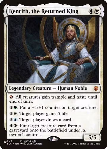 Kenrith, the Returned King (303/269), The List Reprints — Magic card price