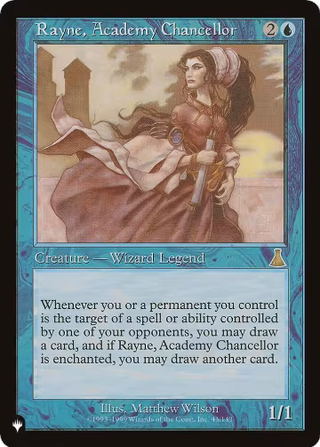 Rayne, Academy Chancellor (43/143), The List Reprints — Magic card price