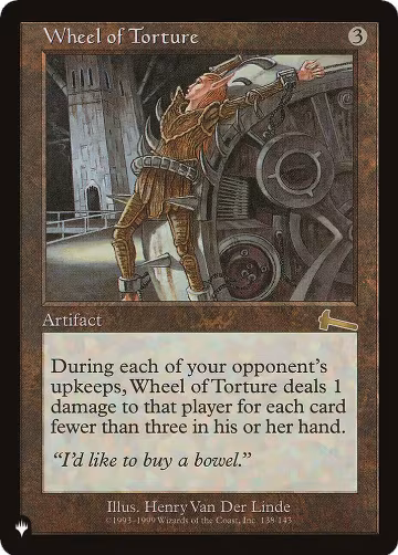 Wheel of Torture (138/143), The List Reprints — Magic card price