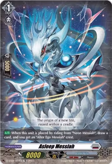 Asleep Messiah (D-SS04/003EN), D-SS04: Stride Deckset - Messiah — Vanguard card price