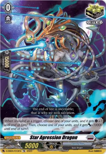 Star Agression Dragon (D-SS04/013EN), D-SS04: Stride Deckset - Messiah — Vanguard card price