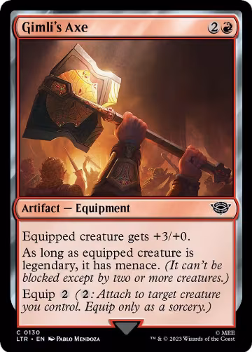 Gimli's Axe (130), Universes Beyond: The Lord of the Rings: Tales of Middle-earth — Magic card price