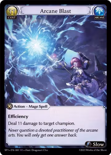 Arcane Blast (001), Supporter Pack 1 — Grand Archive card price