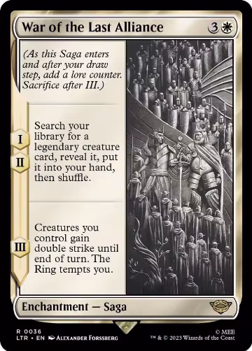 War of the Last Alliance (36), Universes Beyond: The Lord of the Rings: Tales of Middle-earth — Magic card price