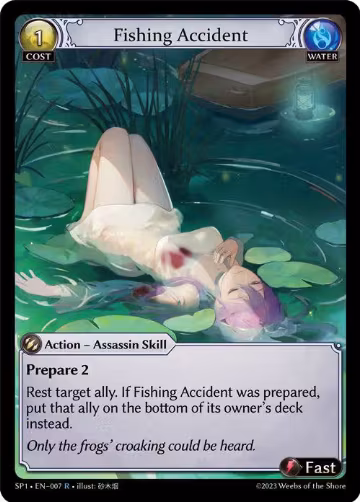 Fishing Accident (007), Supporter Pack 1 — Grand Archive card price