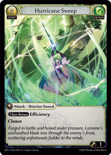 Hurricane Sweep (010) — card price