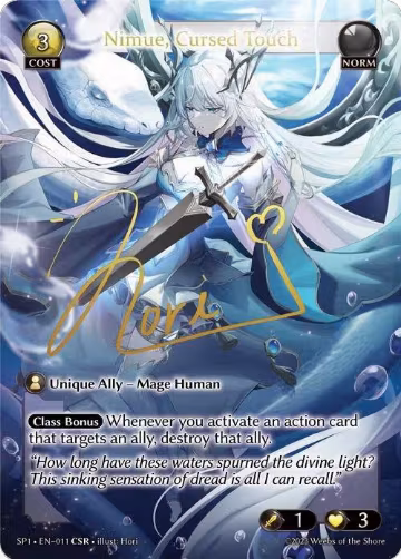 Nimue, Cursed Touch (CSR) (011), Supporter Pack 1 — Grand Archive card price