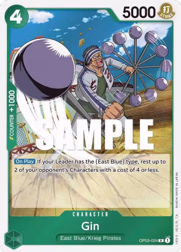 Gin (OP03-024), Pillars of Strength — One Piece card price