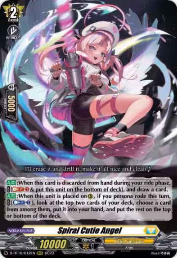Spiral Cutie Angel (D-BT10/012EN), D-BT10: Dragon Masquerade — Vanguard card price