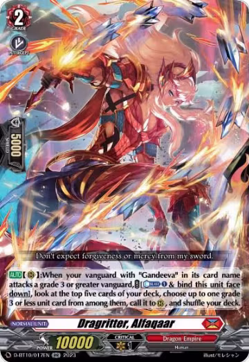 Dragritter, Alfaqaar (D-BT10/017EN), D-BT10: Dragon Masquerade — Vanguard card price