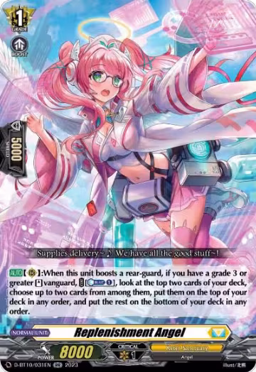 Replenishment Angel (D-BT10/031EN), D-BT10: Dragon Masquerade — Vanguard card price