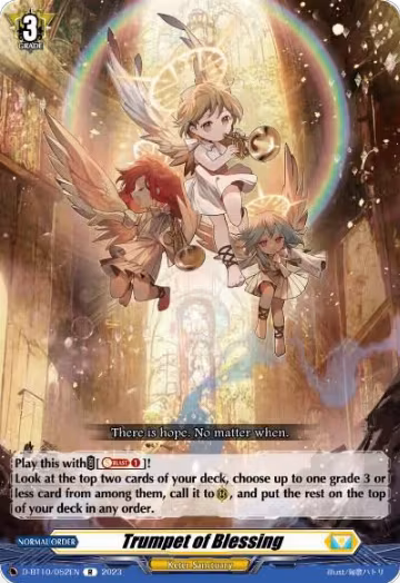 Trumpet of Blessing (D-BT10/052EN), D-BT10: Dragon Masquerade — Vanguard card price