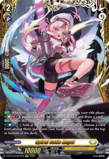 Spiral Cutie Angel (FFR) (D-BT10/FFR12EN), D-BT10: Dragon Masquerade — Vanguard card price