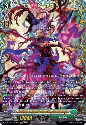 Servitude of Funeral Procession, Lianorn Masques (FFR) (D-BT10/FFR14EN), D-BT10: Dragon Masquerade — Vanguard card price