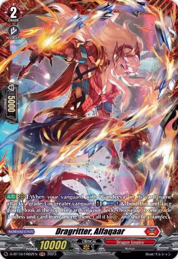 Dragritter, Alfaqaar (FR) (D-BT10/FR02EN), D-BT10: Dragon Masquerade — Vanguard card price