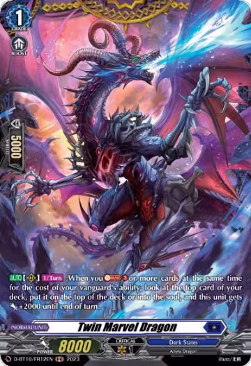 Twin Marvel Dragon (FR) (D-BT10/FR12EN), D-BT10: Dragon Masquerade — Vanguard card price