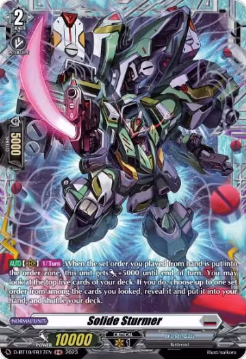 Solide Sturmer (FR) (D-BT10/FR17EN), D-BT10: Dragon Masquerade — Vanguard card price