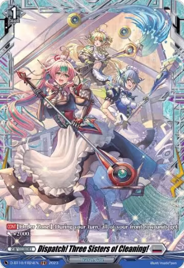 Dispatch! Three Sisters of Cleaning! (FR) (D-BT10/FR24EN), D-BT10: Dragon Masquerade — Vanguard card price